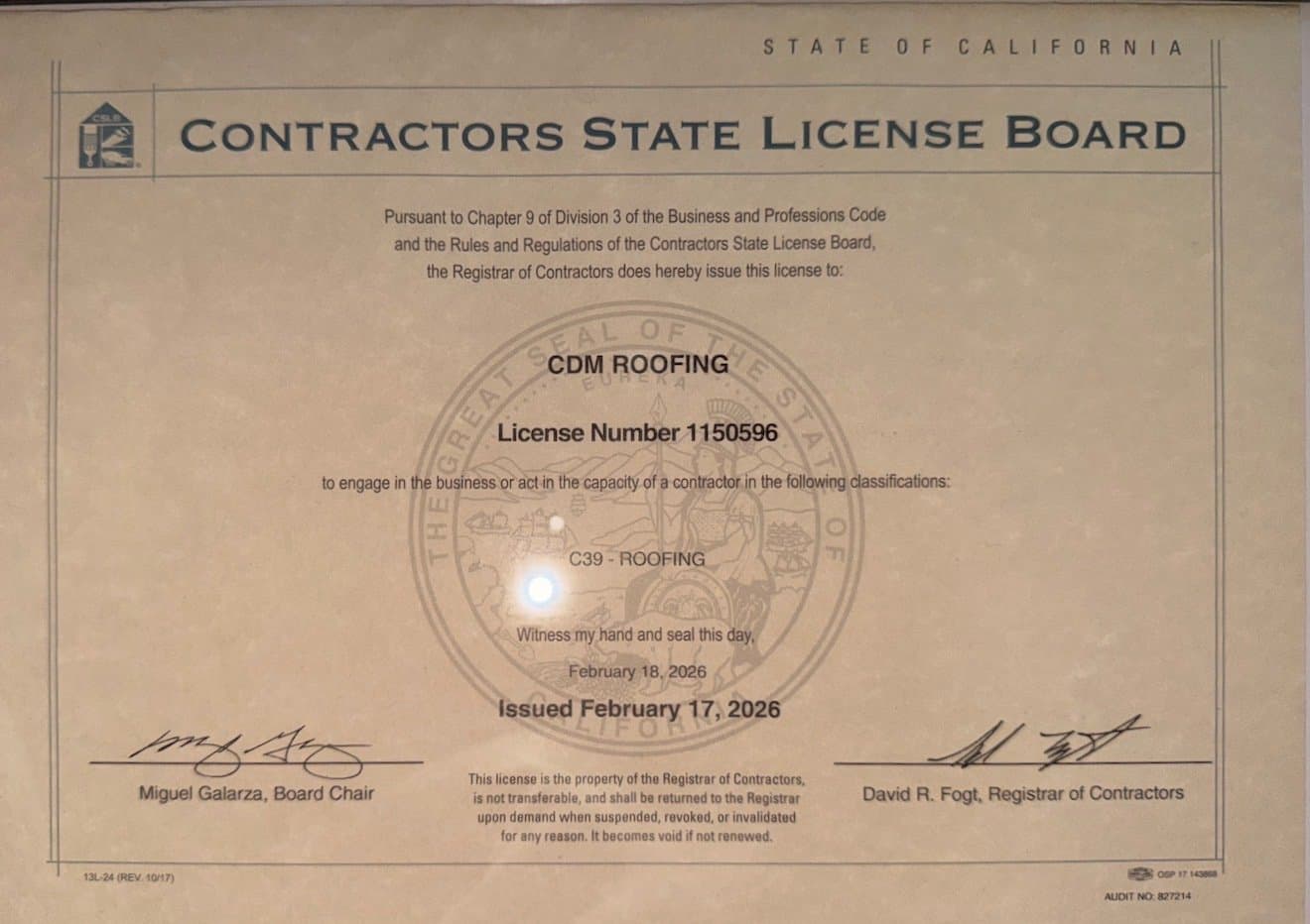 California State License Board
